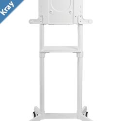 Brateck Rotating Mobile Stand for Interactive Display Fit 3770  Up to 70kg VESA 200x200400x200300x300600x200350x350400x400600x400 WhiteLS