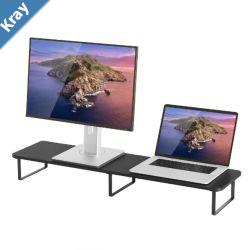 mbeat activiva Black Dual Monitor Riser