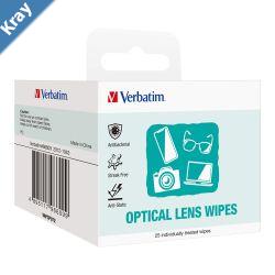 Verbatim Lens Cleaning Wipes  25pcs