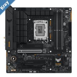 ASUS B760M TUF GAMING B760MPLUS WIFI II Intel LGA1700 mATX Motherboard 192GB 4xDDR5 1 x PCIe 5.0 x16 slot 3 x M.2 slots4 x SATA1xHDMI 1xDP