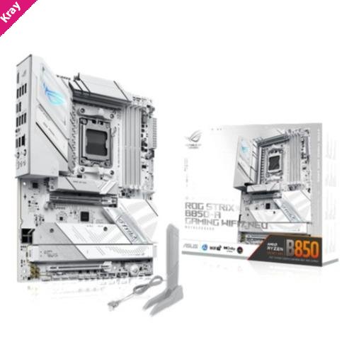 ASUS AMD ROG STRIX B850-A GAMING WIFI7 NEO, AM5, 4DIMM, 256GB DDR5, 8400+MT/s, PCIe5.0 x16, x4 M.2, WiFi7, 5GbE, USB20 Gbps, HDMI2.1