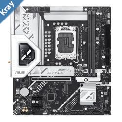 ASUS B860M AYW GAMING WIFI MicroATX Motherboard Up to 128GB DDR5 2x Slots 1 x PCIe 4.0  2 x M.2 slots WiFi 6
