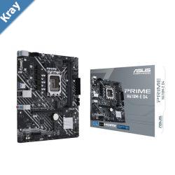 ASUS H610M PRIME H610ME D4 Intel LGA 1700 mATX Motherboard 2x DDR4 64GB 1x PCIE 4.0 1x PCIE 3.0 2x M.2 4x SATA 2x USB 3.2 2x USB 2.0