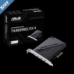 ASUS THUNDERBOLTEX 4 Expansion Card Dual Thunderbolt 40 Gbps BiDirectional 4xUSBC 1xDP 4xPCIE3.0
