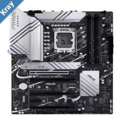 ASUS Z790 PRIME Z790P WIFICSM Intel LGA1700 ATX Motherboard 128GB 4xDDR51xPCIe 5.0 x163x M.24xSATAWIFI6E 1x HDMI1xDP 2.5Gb Ethernet