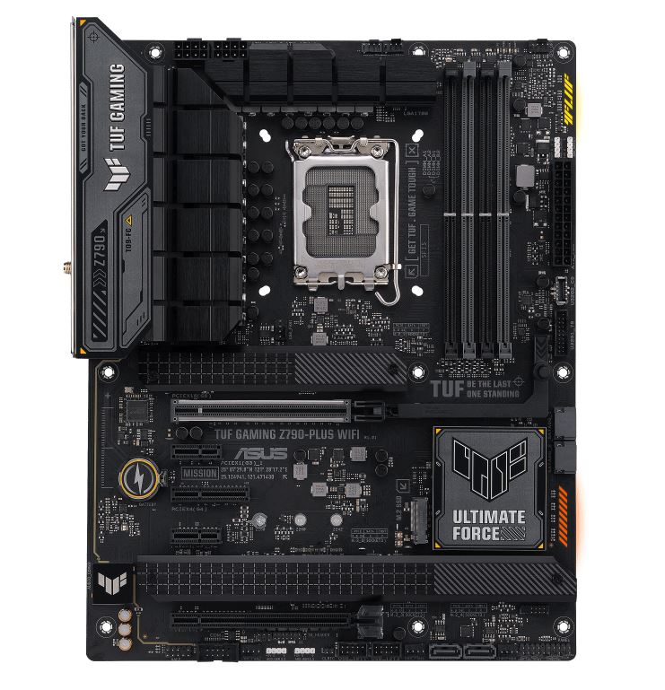 ASUS Z790 TUF GAMING Z790PLUS WIFI Intel LGA1700 ATX Motherboard DDR5 PCIe 5.0 x16 slot 4x M.2. 4x SATA 2.5Gb LAN WiFi 6E