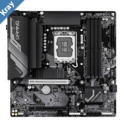 Gigabyte B760M GAMING X WIFI6E GEN5 Intel LGA 1700 mATX Motherboard 4x DDR5 256GB 2x PCIE x16 2x M.2 4x SATA 6x USB 3.2 9x USB 2.0