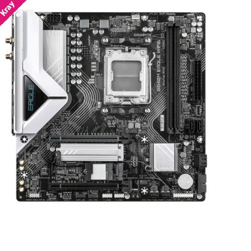 B840M EAGLE ,AMD AM5 B850, Ryzen 7000/8000/9000, 4xDDR5 256GB EXPO/XMP, PCIe 5.0 x16, 2xM.2, 4xSATA, 2.5GbE LAN, Wi-Fi 6E, HDMI, DP, USB-C/3.2