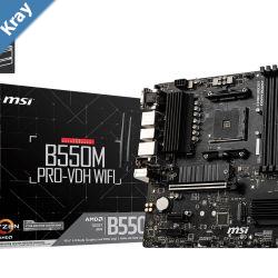 MSI B550M PROVDH WIFI AM4 MATX MB 4xDDR4 3xPCIE 2xM.2 HDMI VGA DP RAID LAN 4xSATAIII 5xUSB3.2 6xUSB2.0