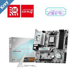 MSI B840M GAMING PLUS WIFI6E AM5 ATX Motherboard 4x DDR5 256GB 1x HDMI 2x PCIE x16 slot 2x M.2 4x SATA 6G WiFi 6E Bluetooth 5.3