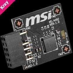 MSI TPM 2.0 Module (MS-4462) SPI Interface, 12-1 Pin, Supports MSI Intel 400 Series Motherboards and MSI AMD 500 Series Motherboards