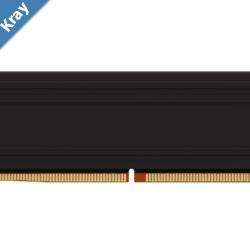 Crucial Pro 32GB 1x32GB DDR5 UDIMM 6000MHz CL40 Black Heat Spreaders Overclocking Support Intel XMP AMD Ryzen Desktop PC Gaming Memory