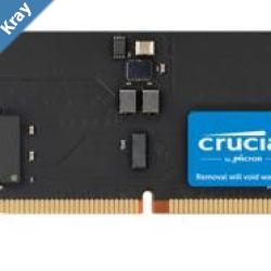 Crucial 32GB 1x32GB DDR5 CUDIMM 6400MHZ CL52 Desktop PC Memory for Intel Core Ultra Processors AI PC