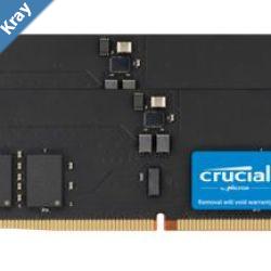 Crucial 64GB 2x32GB DDR5 CUDIMM 6400MHZ CL52 Desktop PC Memory for Intel Core Ultra Processors AI PC