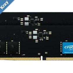Crucial 128GB 2x64GB DDR5 UDIMM 5600MHz CL46 Desktop PC Memory