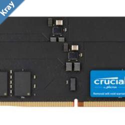 Crucial 128GB 2x64GB DDR5 CUDIMM 6400MHZ CL52 Desktop PC Memory for Intel Core Ultra Processors AI PC