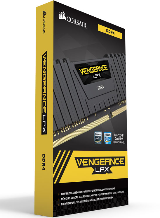 Corsair Vengeance LPX 16GB 2x8GB DDR4 2666MHz C16 Desktop Gaming Memory Black  AMD Ryzen