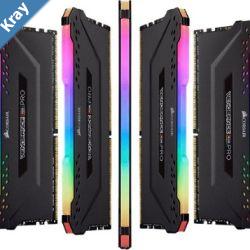 Corsair Vengeance RGB PRO 32GB 4x8GB DDR4 3200MHz C16 Desktop Gaming Memory