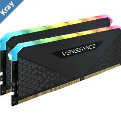 Corsair Vengeance RGB RS 16GB 2X8GB DDR4 3600MHz C18 18222242 Black Heatspreader Desktop Gaming Memory