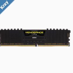 LS Corsair Vengeance LPX 32GB 1x32GB DDR4 2666MHz C16 16181835 1.2V XMP 2.0 Desktop Gaming Memory Black AMD Optimized