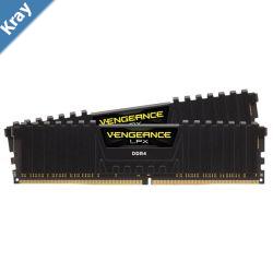 LS Corsair Vengeance LPX 64GB 2x32GB DDR4 2400MHz C16 1.2V XMP 2.0 Black Desktop Gaming Memory AMD Optimized