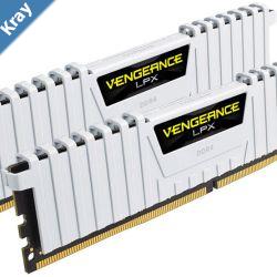 Corsair Vengeance LPX 16GB 2x8GB DDR4 3200MHz C16 Desktop Gaming Memory White