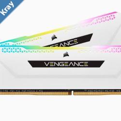 LS Corsair Vengeance RGB PRO SL 32GB 2x16GB DDR4 3200Mhz C16 White Heatspreader Desktop Gaming Memory