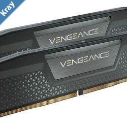 Corsair VENGEANCE 16GB 2x8GB DDR5 DRAM 5200MTs CL40 Memory Kit  Black