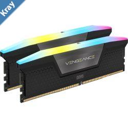 Corsair Vengeance RGB 32GB 2x16GB DDR5 DRAM 6000MTs CL38 Memory Kit Black Corsair Vengeance RGB 32GB 2x16GB DDR5 DRAM 6000MTs CL38 Memory Kit Black