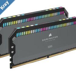 Corsair Dominator Platinum RGB 32GB 2x16GB DDR5 UDIMM 6000Mhz C30 1.25V Black AMD EXPO Kit Gaming Memory