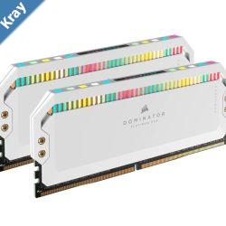 LS Corsair Dominator Platinum RGB 32GB 2x16GB DDR5 UDIMM 6200Mhz C36 1.1V White Desktop PC Gaming Memory