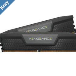 Corsair Vengeance 32GB 2x16GB DDR5 UDIMM 5600Mhz C36 1.25V Black Desktop PC Gaming Memory