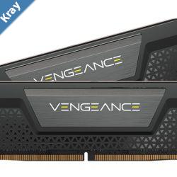 Corsair Vengeance 64GB 2x16GB DDR5 UDIMM 5600Mhz C40 1.25V Black Desktop PC Gaming Memory