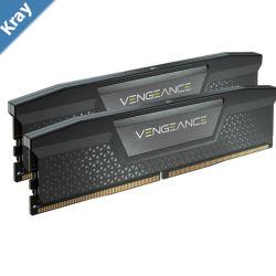 Corsair Vengeance 64GB 2x32GB DDR5 UDIMM 6000MHz C40 1.35V Desktop Gaming Memory Black
