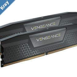 Corsair Vengeance 96GB 2x48GB DDR5 UDIMM 5200MHz C38 1.25V Desktop Gaming Memory Black
