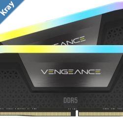 Corsair Vengeance RGB 32GB 2x16GB DDR5 UDIMM 6000MHz C36 1.4V Desktop Gaming Memory Black Mac