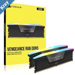Corsair Vengeance RGB 32GB 2x16GB DDR5 UDIMM 6800MHz C40 1.4V Desktop Gaming Memory Black