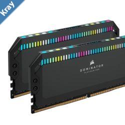 Corsair Vengeance RGB 64GB 2x32GB DDR5 UDIMM 5600MHz C36 1.25V Desktop Gaming Memory Black Optimized