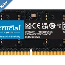 Crucial 32GB 1x32GB DDR5 SODIMM 5200MHz CL42 1.1V Notebook Laptop Memory