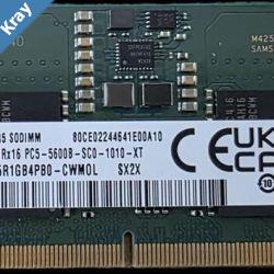 Samsung OEM 8GB 1x8GB DDR5 SODIMM 5600MHz C46 1.1V Notebook Laptop Memory exdemo CT8G48C40S5