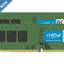 Crucial 32GB 2x16GB DDR4 UDIMM 3200MHz CL22 1.2V Unbuffered Desktop PC Memory RAM Crucial 32GB 2x16GB DDR4 UDIMM 3200MHz CL22 1.2V Unbuffered Desktop PC Memory RAM