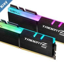 G.SKILL F43200C16D16GTZRX 16GB 2 x 8GB PC425600  DDR4 3200 Mhz Timings 16181838 Voltage 1.35V  Trident Z RGB