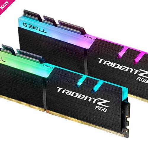 (LS) G.SKILL F4-3600C17D-32GTZR 32GB (2 x 16GB)/ PC4-28800 / DDR4 3600 Mhz/ Timings 17-19-19-39/ Voltage 1.35V/ Trident Z RGB