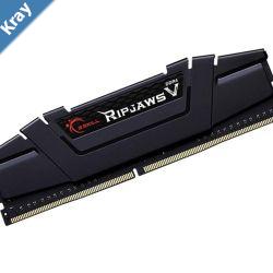 G.SKILL F43200C16S8GVKB 8G 1 x 8GB DDR4 3200 MT2133MHz PC417000 XMP 2.0Timings 16181838 Voltage 1.35V RipjawsV Single Channel