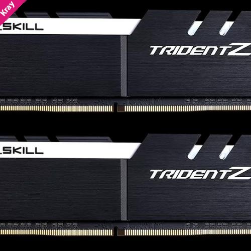G.SKILL F4-3200C16D-32GTZKW 32G (2 x 16GB)/ DDR4 3200 MT/ XMP 2.0/Timings 16-18-18-38/ Voltage 1.35V/Trident Z