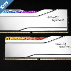 G.SKILL F56000J2636H16GX2TR5NS 32GB 2 x 16GBAMD EXPO DDR5 6000TMsTimings 26363696 Voltage1.45VEXPO TZ5 Royal Neo S