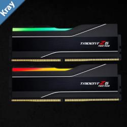 G.SKILL F56000J2636H24GX2TZ5NR 48GB 2 x 24GB AMD EXPO DDR5  6000 MTs Timings 26363696Voltage 1.45V Heatsink TZ5 Neo RGB