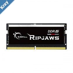 G.SKILL F55200S3838A16GX1RS 16GB 1 x 16GB DDR5 5200 MTs  Timings 38383883 Voltage 1.1V Ripjaws