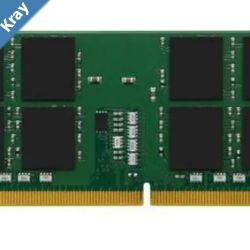 Kingston 16GB 1x16GB DDR4 SODIMM 3200MHz CL22 1.2V 260 Pin NonECC 2R Lifetime