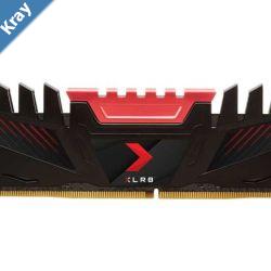 LS PNY XLR8 16GB 1x16GB DDR4 UDIMM 3200Mhz CL16 1.35V Black Heat Spreader Gaming Desktop PC Memory